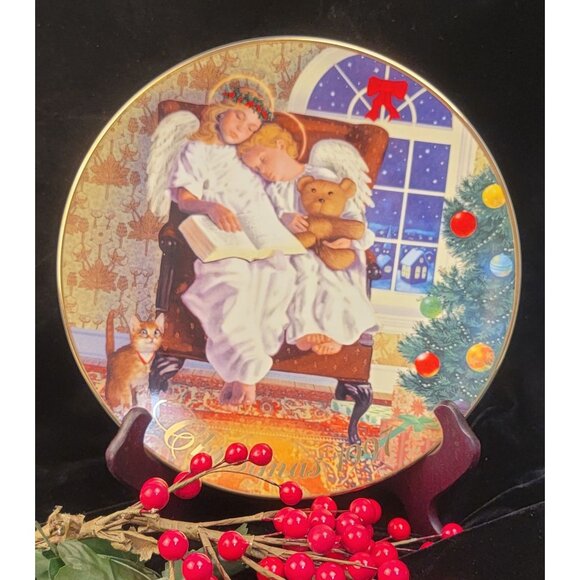 Antique Avon Collector's Porcelain Plate "Heavenly Dreams" - Picture 3 of 10